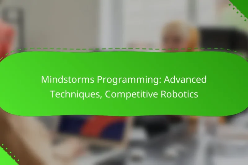 Mindstorms Programming: Advanced Techniques, Competitive Robotics